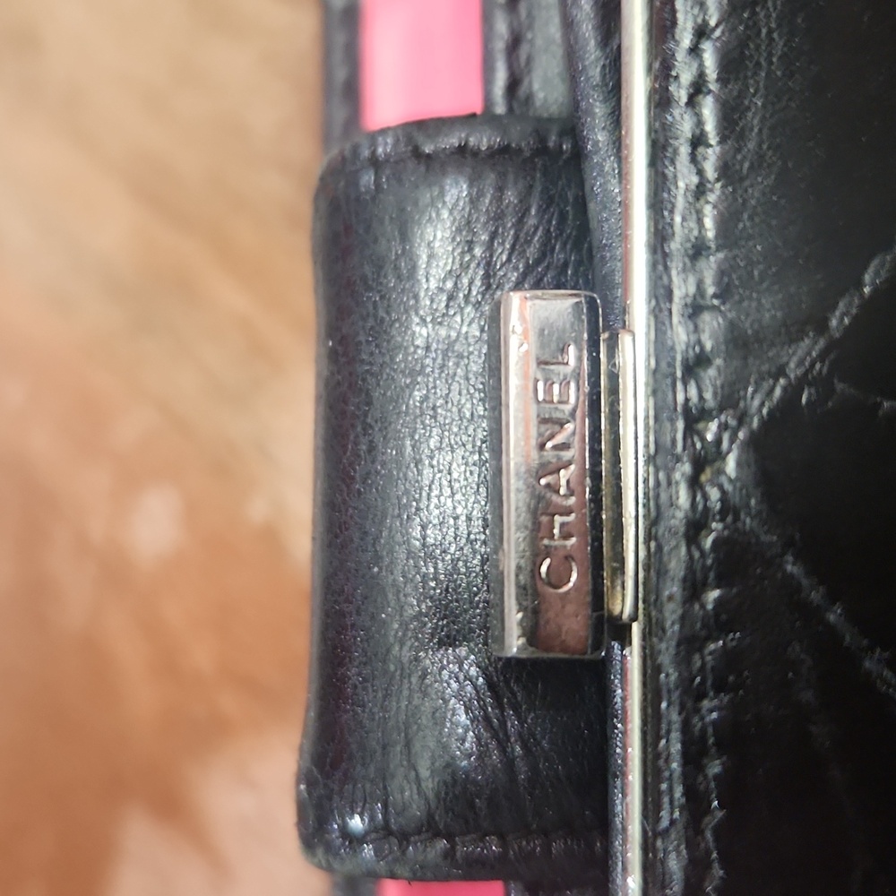 Chanel Cambon Black And Pink Wallet - Picture 5 of 11